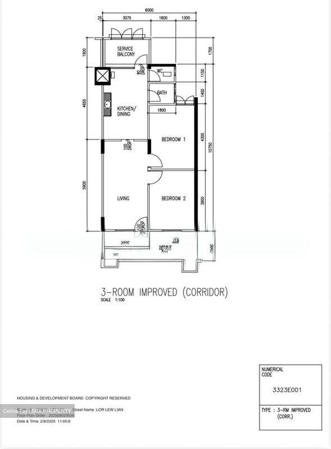 Blk 5 Lew Lian Gardens (Serangoon), HDB 3 Rooms #547273431
